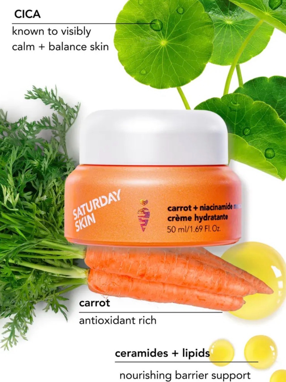 Saturday Skin Carrot+Niacinamide Cream